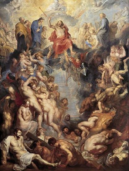 Peter Paul Rubens Great Last Judgement by Germany oil painting art
